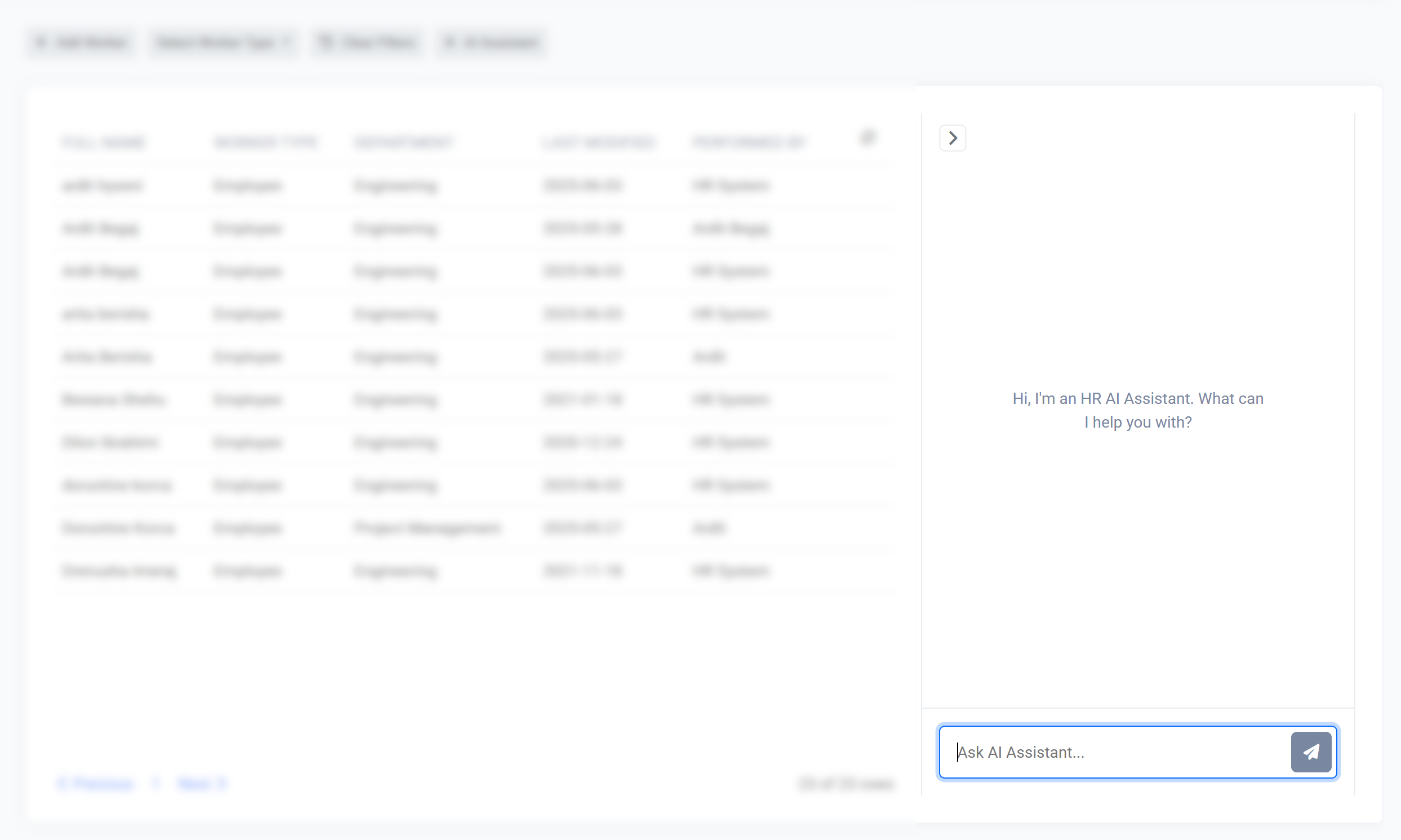 AI Assistant preview