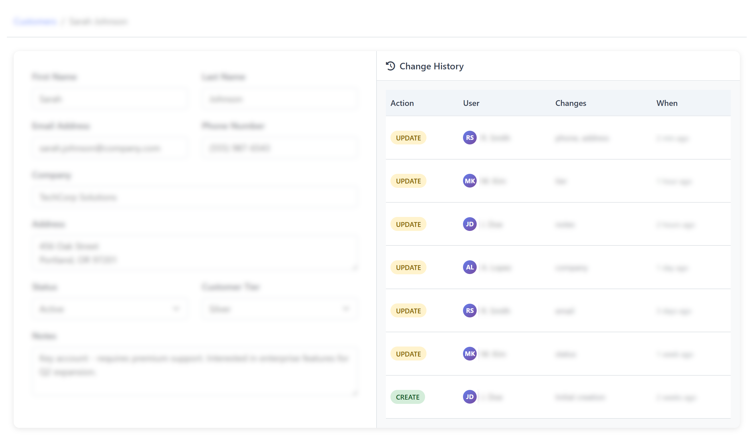 Simple Audit preview